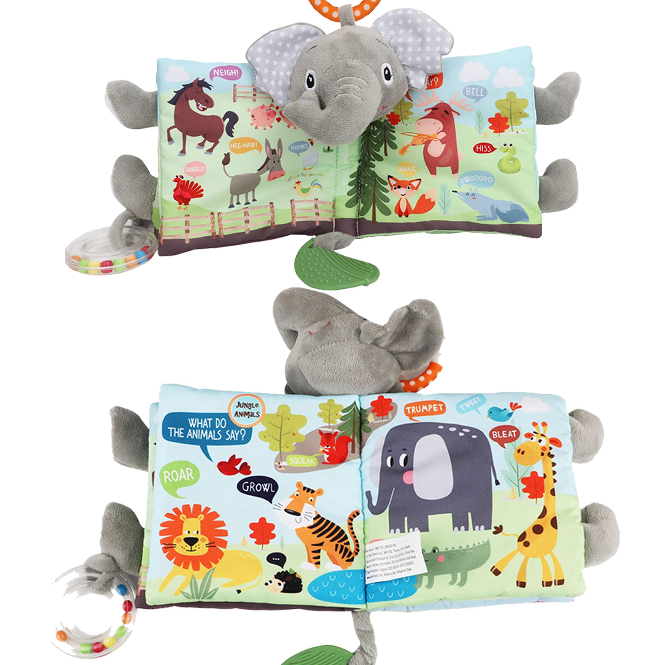 Bebe Mondo Farm and Jungle illustration highlights colorful scenes for storytelling and language moments.