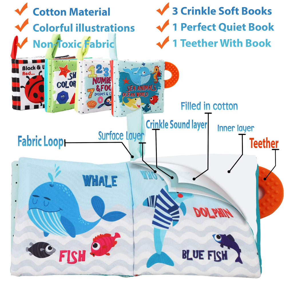 Bebe Mondo quiet book travel toy encourages on-the-go engagement