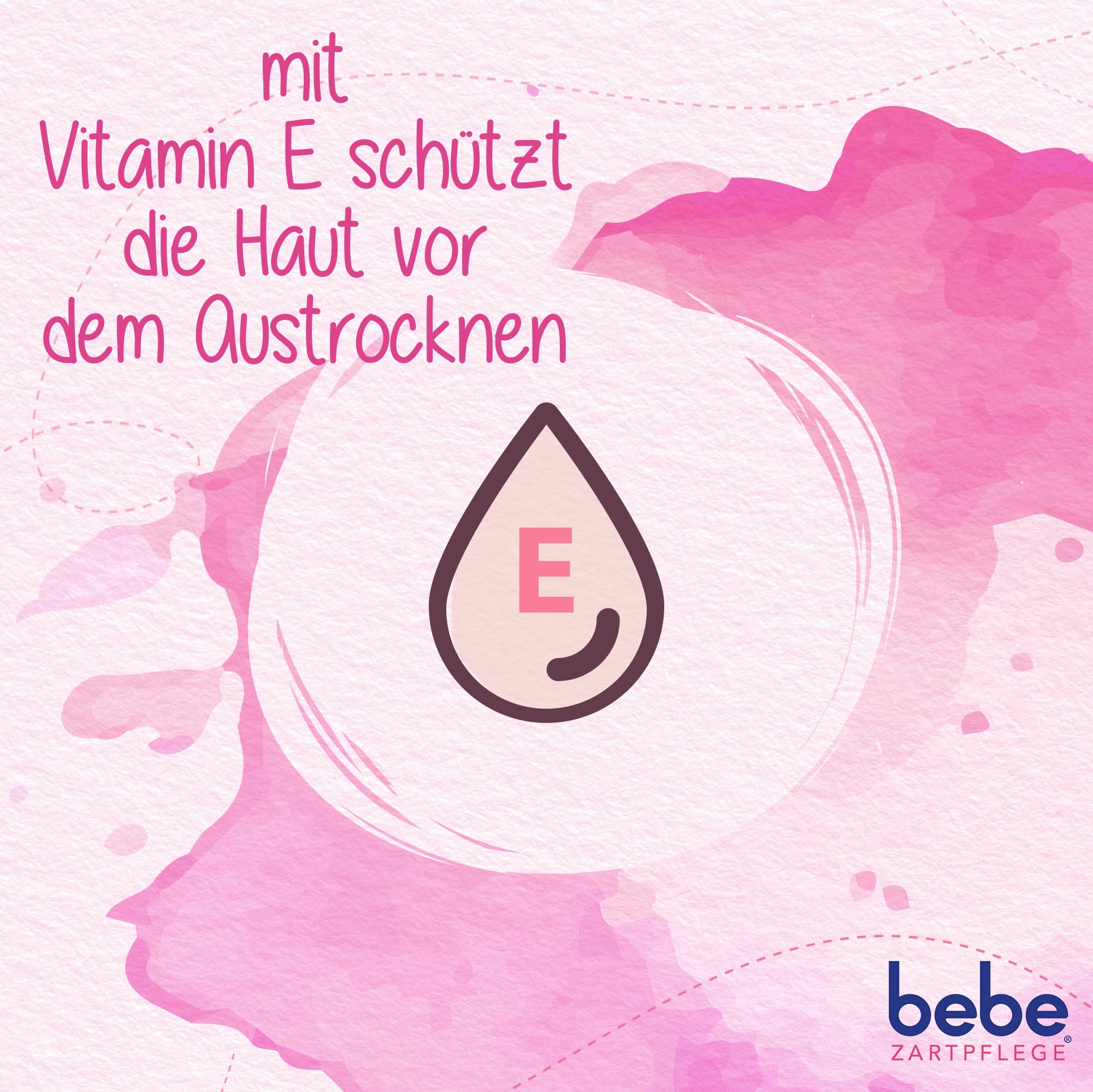 Bebe Zartcreme packaging label highlighting German-made care
