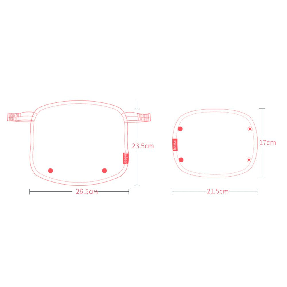 bebamour pads fit most carriers for versatile use.