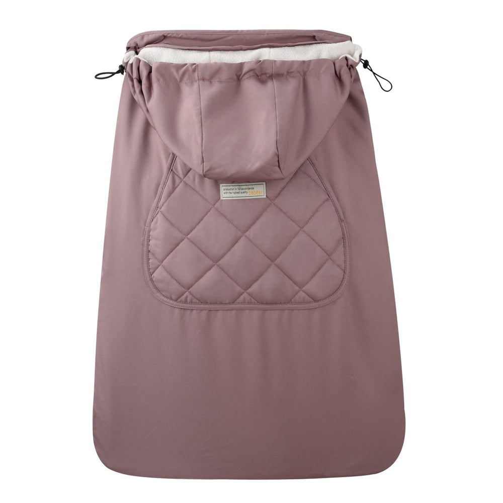 bebear Bebamour hoodie cover front view keeps baby warm and cozy on outings