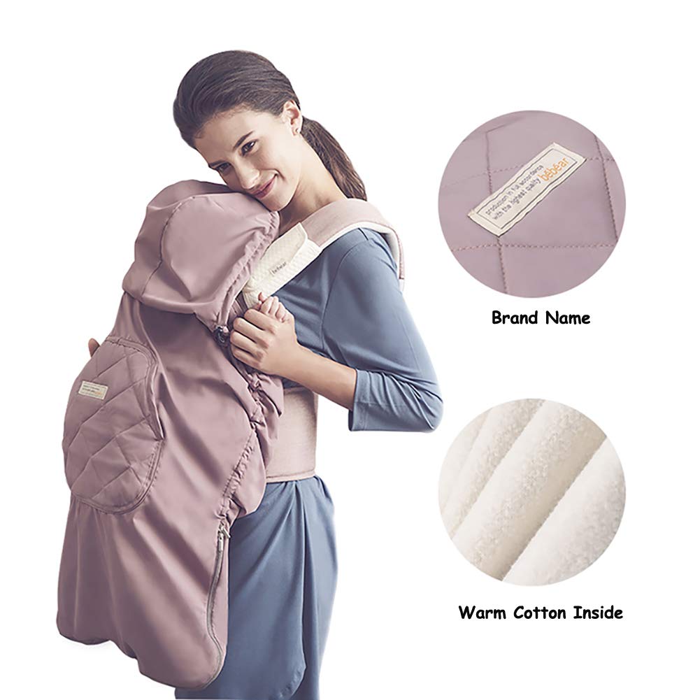bebear Bebamour hoodie cover stroller-use demonstrates multipurpose blanket for cold or windy days