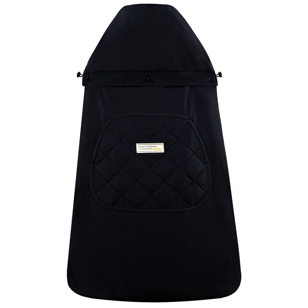 bebear bebamour winter cover back view highlights warmth and easy attachment