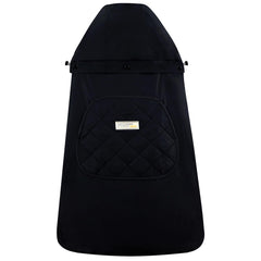 bebear bebamour winter cover back view highlights warmth and easy attachment