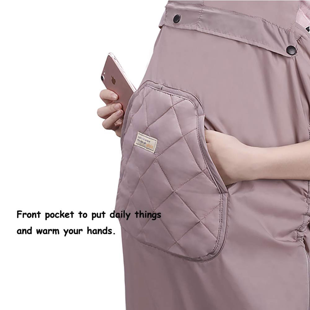 bebear bebamour winter cover foot zippers provide warm closure on chilly days