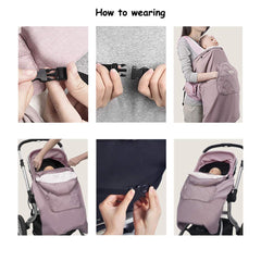 bebear bebamour winter cover side pocket design keeps essentials within reach