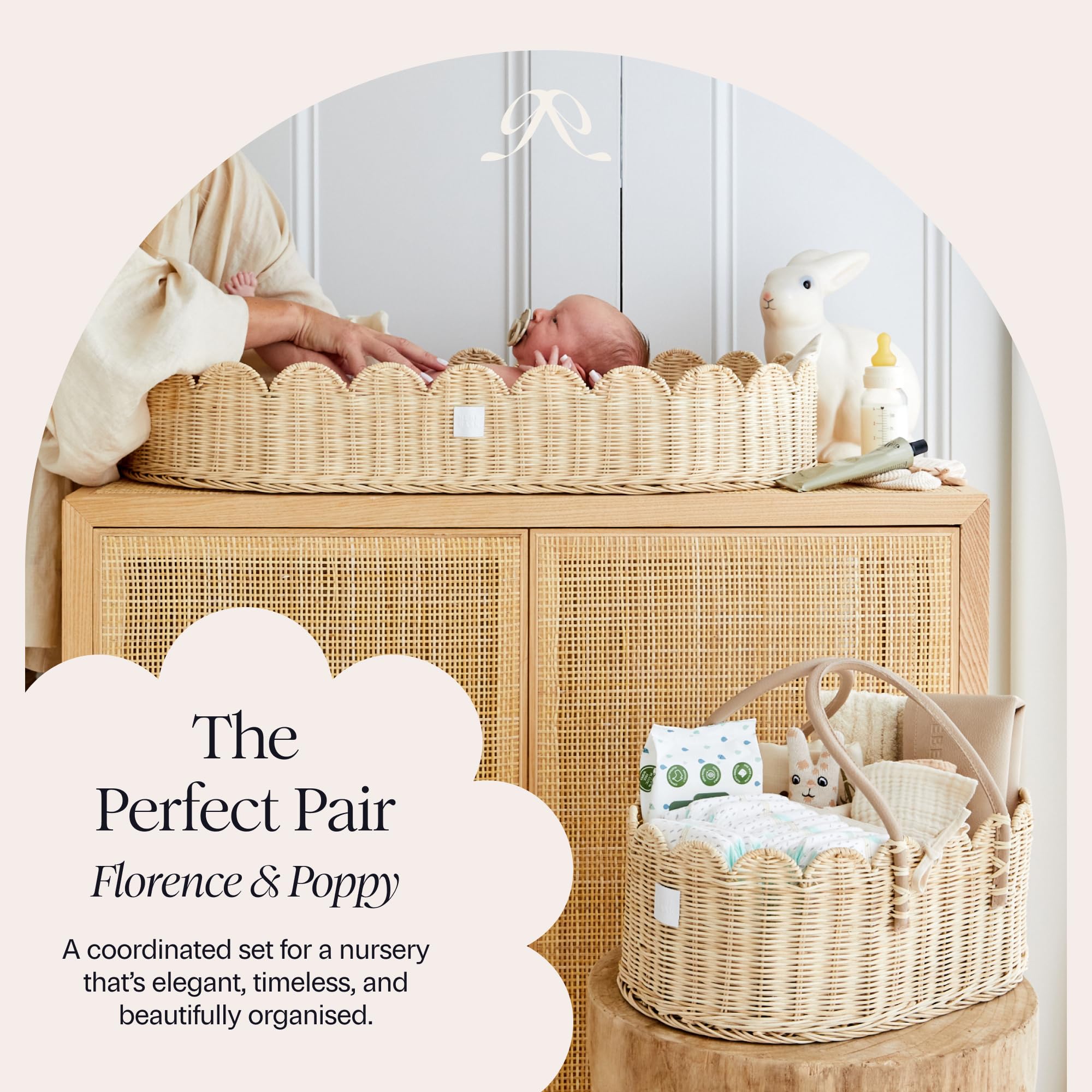 Bebe Bask memory foam pad delivers gentle cushioning for infant comfort