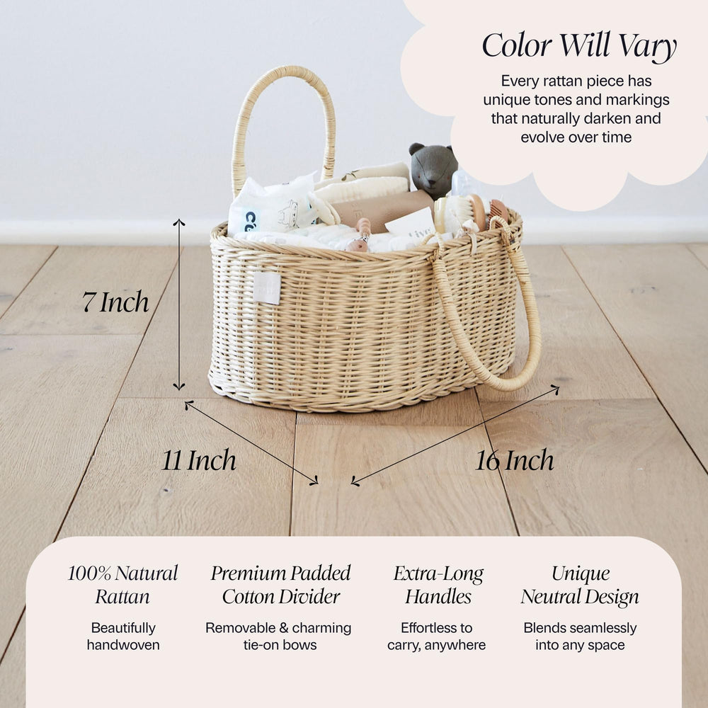BEBE BASK Savannah dimensions 16x11x7 inches for ample storage in a compact footprint.