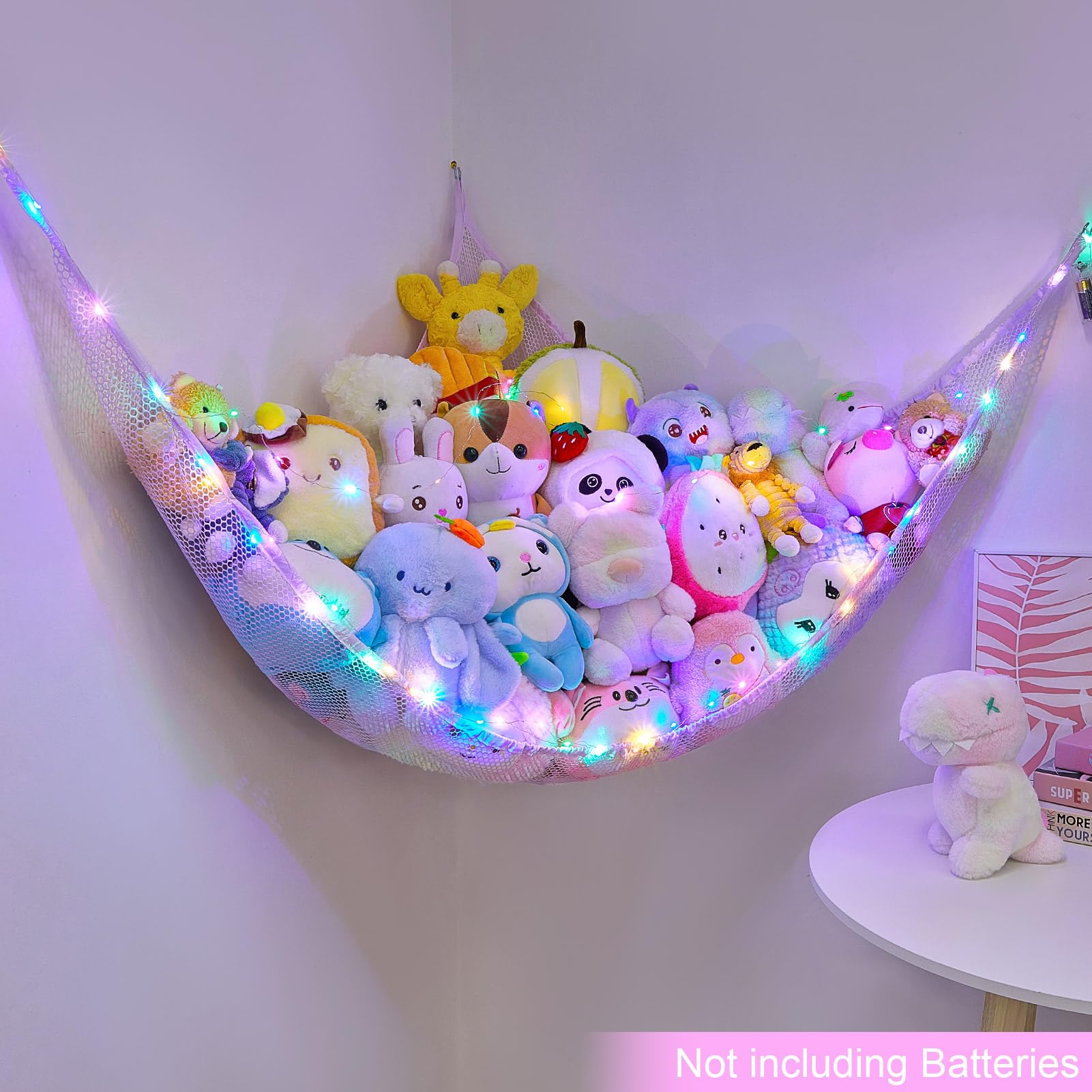 BeBeJoJo LED light string enhances the hammock with playful room ambience