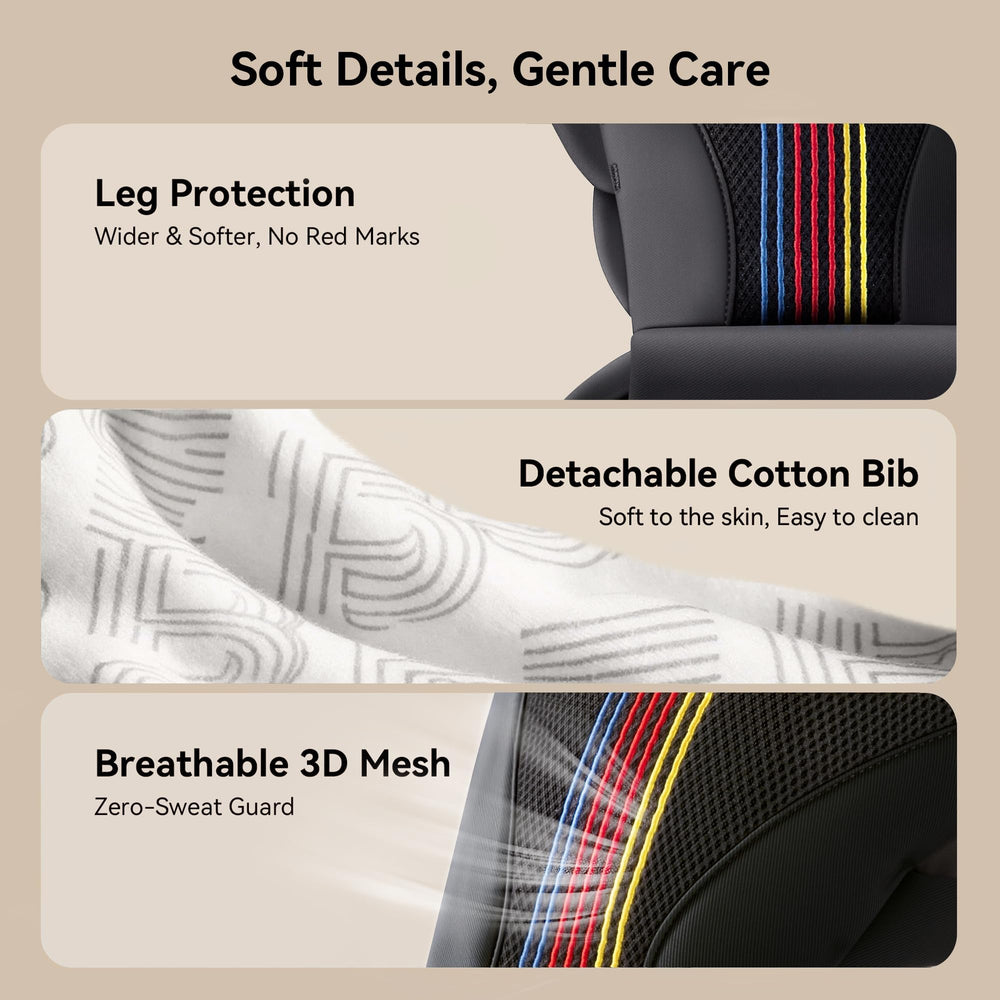 BeBeBus magnetic buckles enable quick, one-person setup for busy parents.