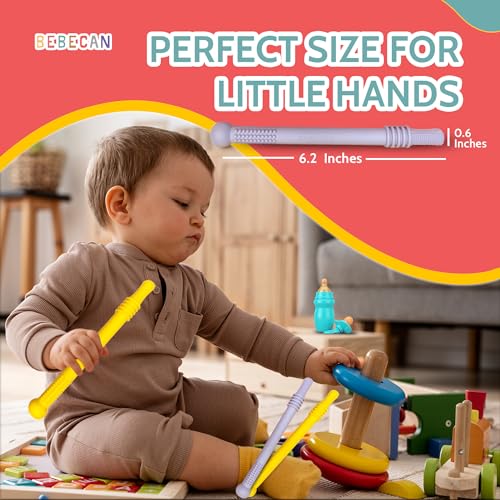 BEBECAN Teething Sticks dishwasher-safe and heat resistant for easy sanitation.