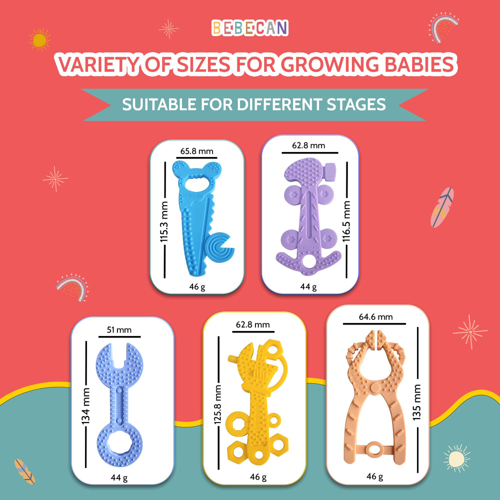 BEBECAN multi-sensory textures offer soothing exploration for babies