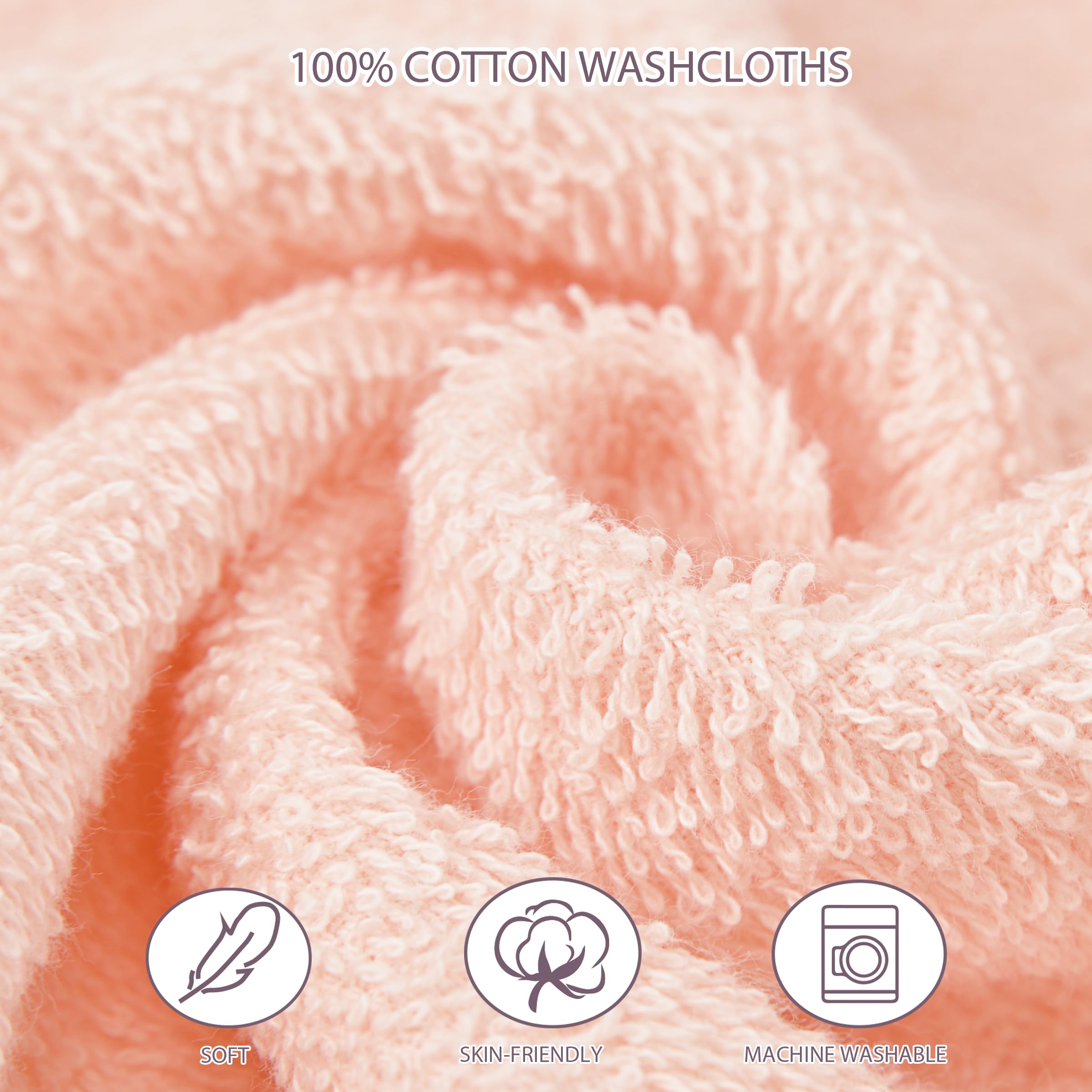 BEBE FAVOUR baby washcloths support multipurpose use from face wipes to burp cloths.