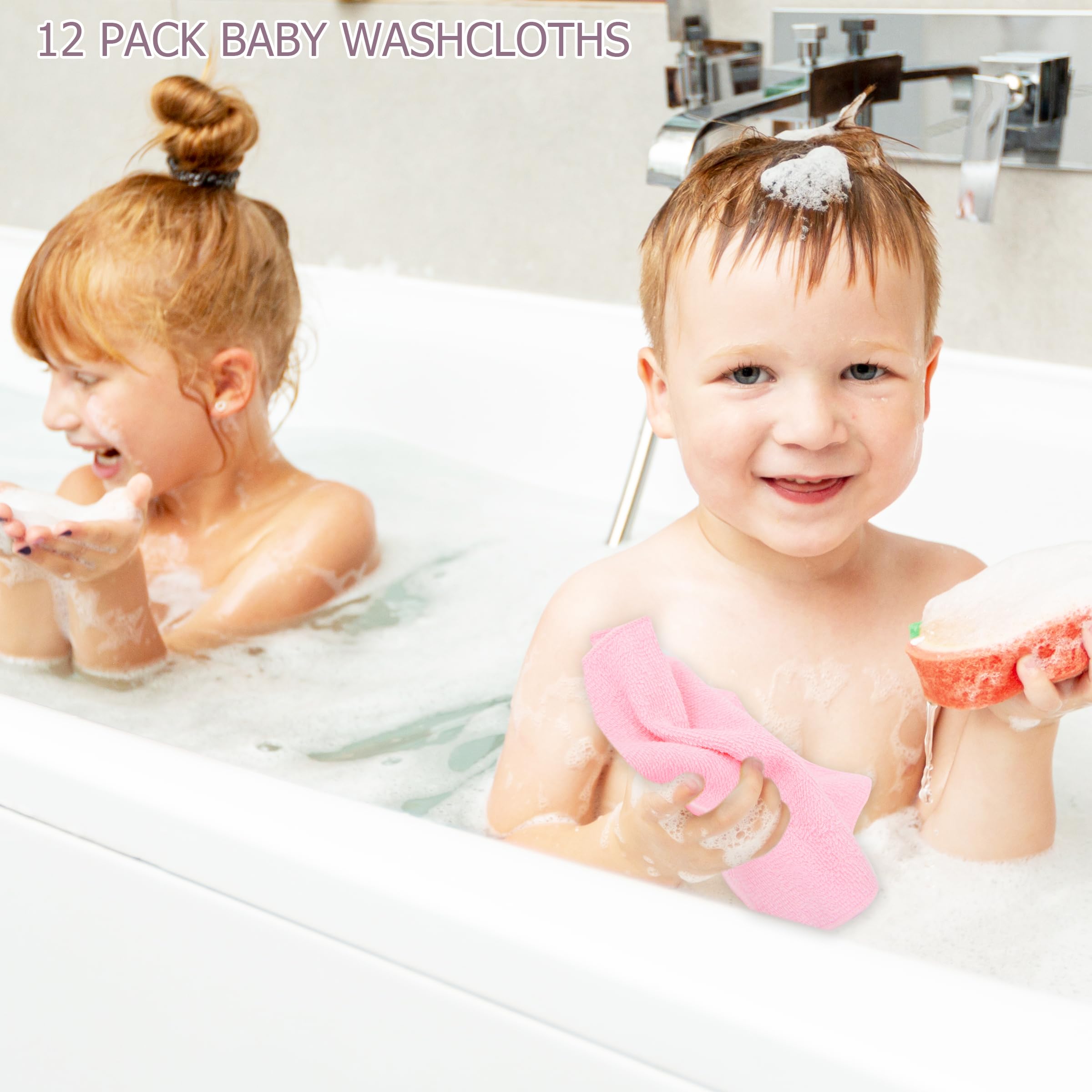 BEBE FAVOUR washcloths shown with travel-ready setup for on-the-go care