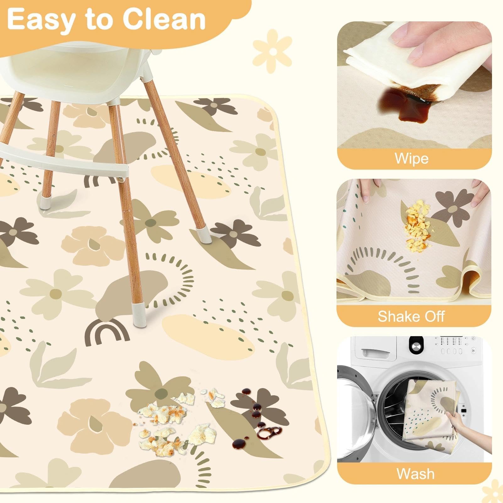BeBeJoJo splat mat foldable portable design for travel and picnics.