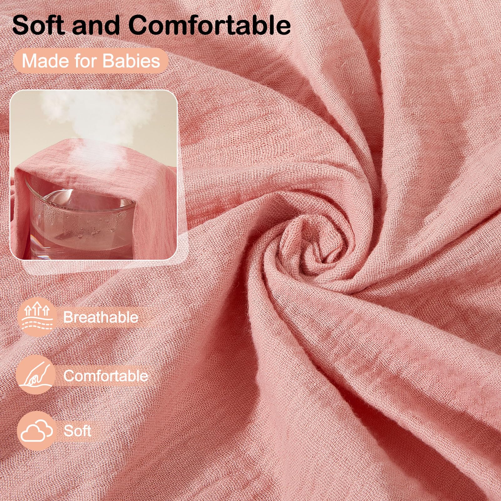 BeBeJoJo sheets pictured in bedside setup for convenient nighttime changes