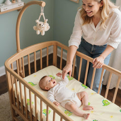 BeBeJoJo bassinet sheets with tpu-bottom offer waterproof protection against leaks.