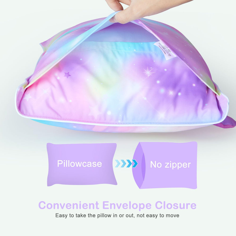 BeBeJoJo pillowcase envelope closure—secure fit during restless naps