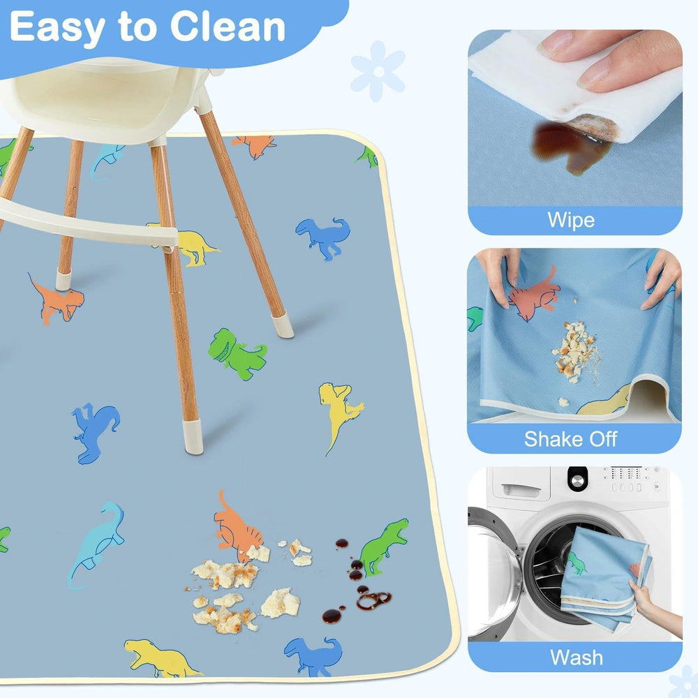 BeBeJoJo Splat Mat easy to clean wipe or machine wash