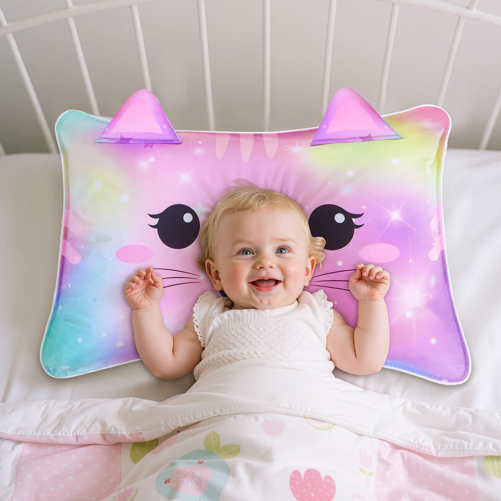 BeBeJoJo toddler pillowcase rabbits pattern—soft texture for cozy naps