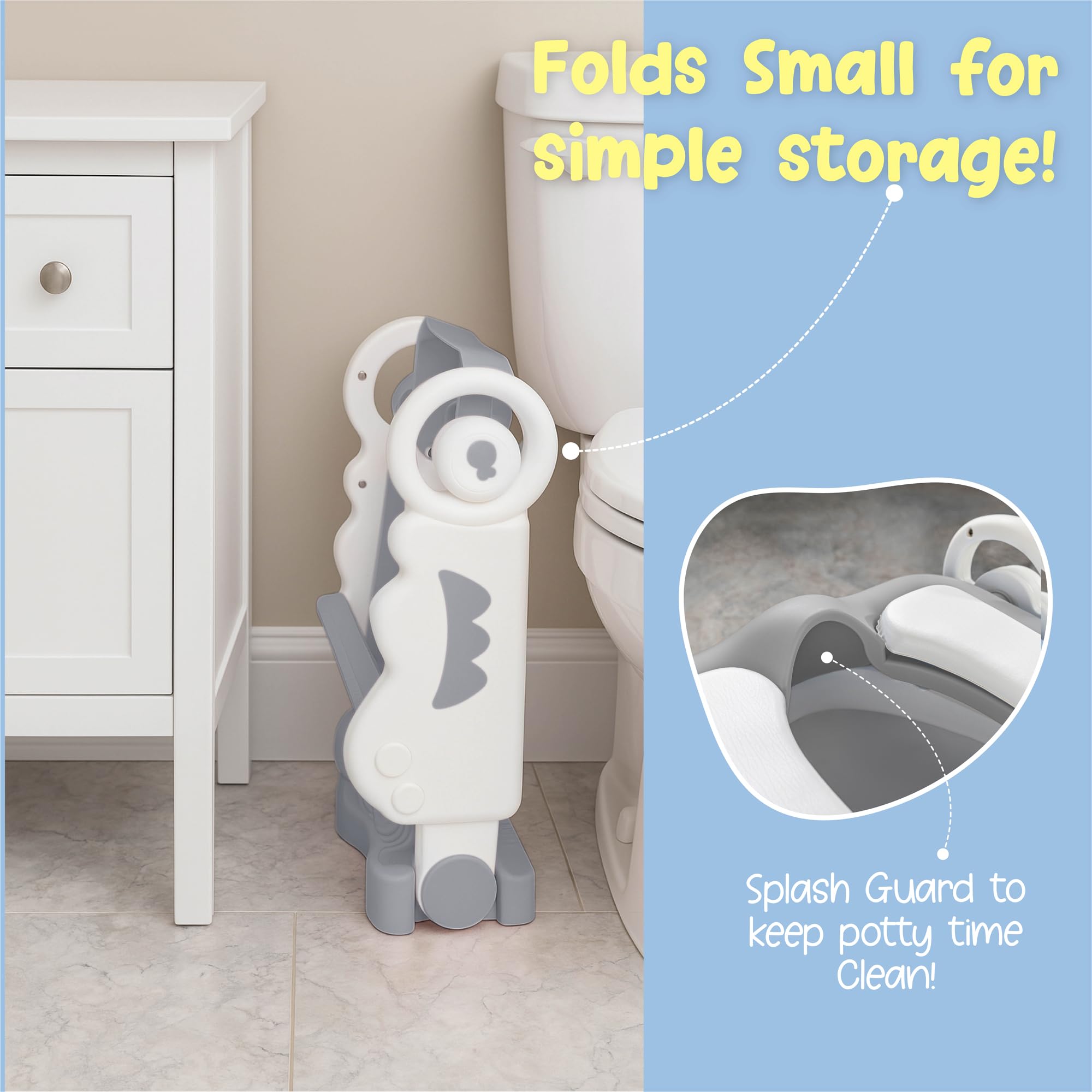 bebeleh gray anti-slip-steps help toddlers climb safely