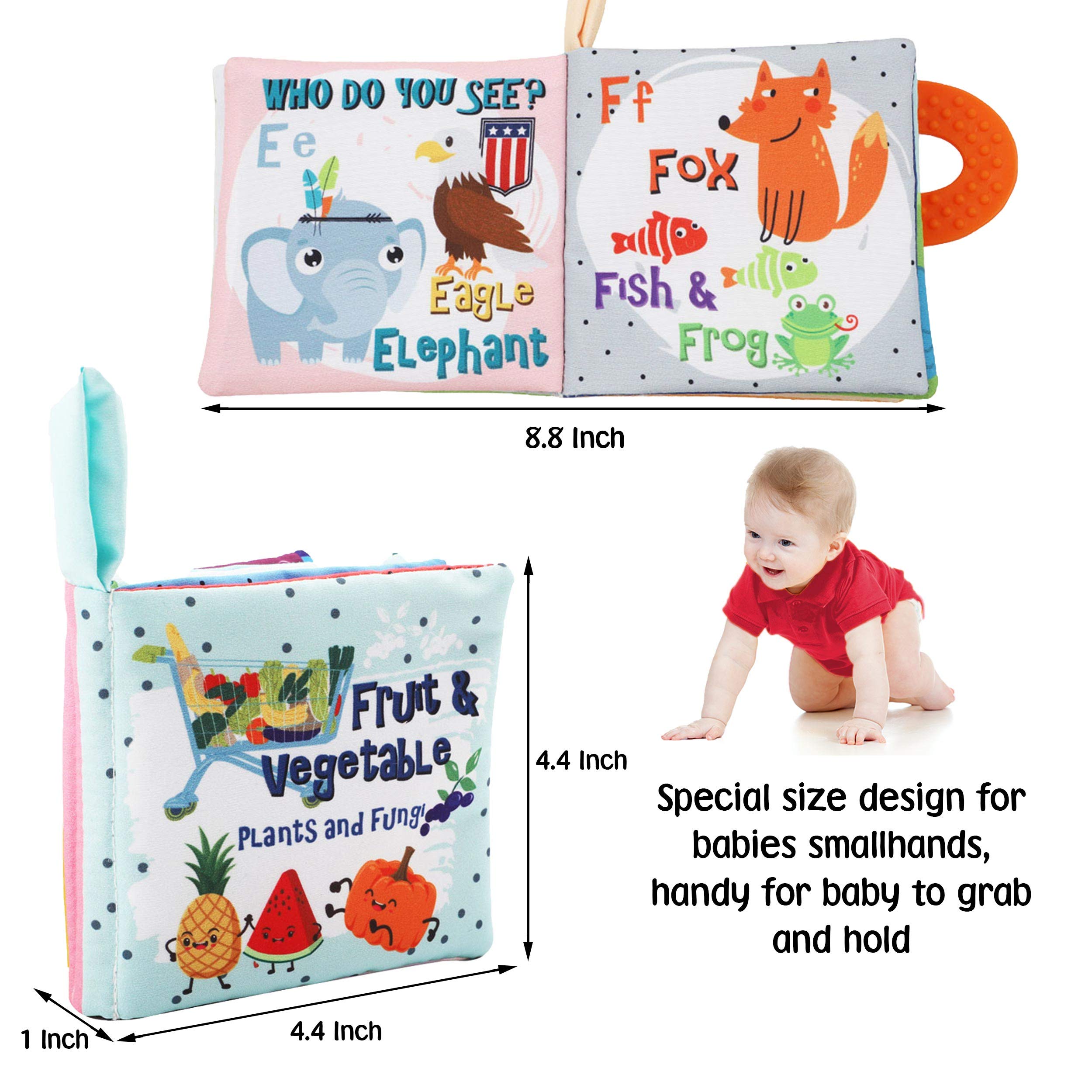 Bebe Mondo machine-washable fabrics resist wear during teething adventures.