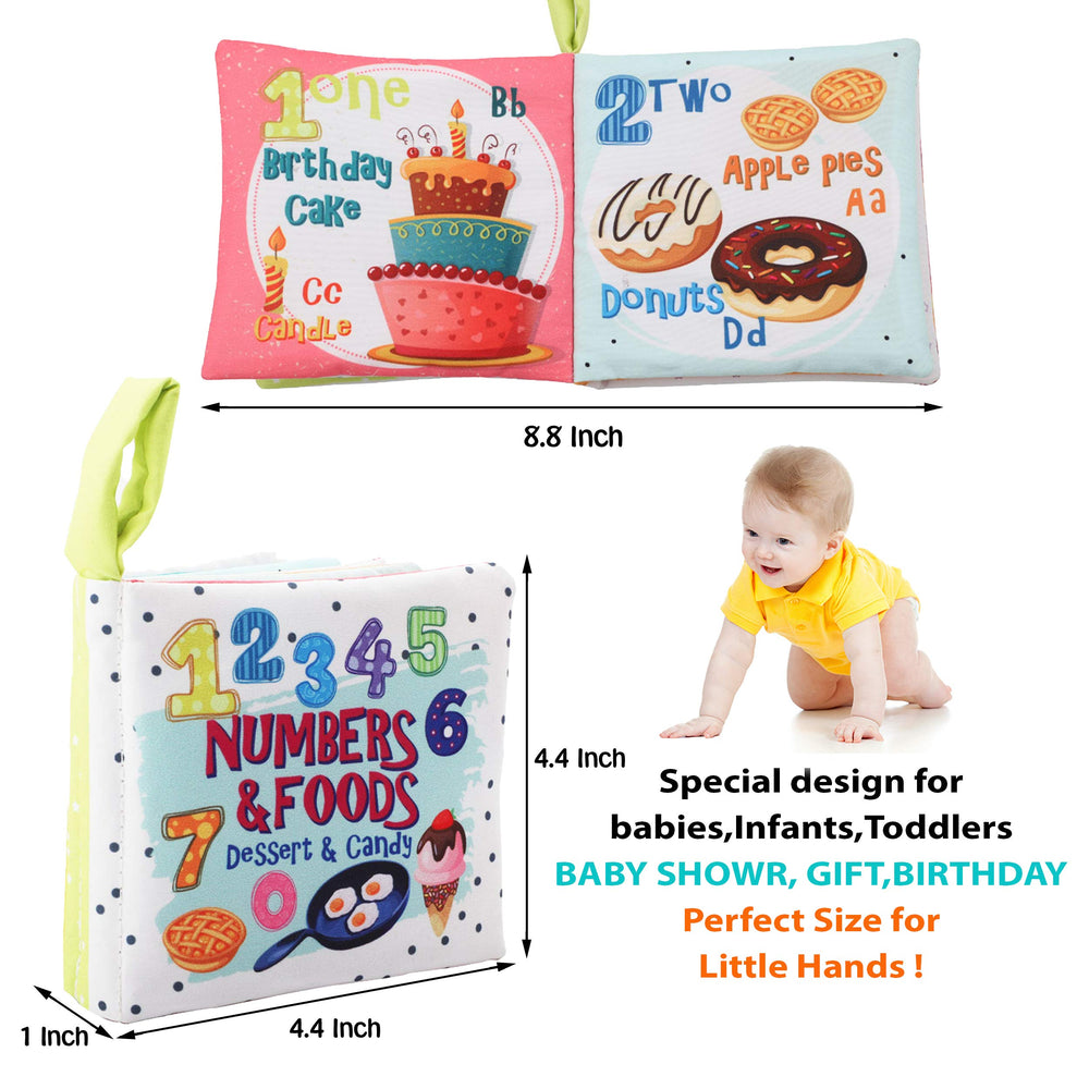 Bebe Mondo seasons vehicles characters book features bold prints for focus and play.