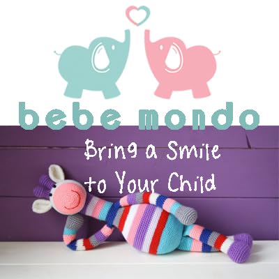 Bebe Mondo soft fabric cloth book offers gentle textures and washable design