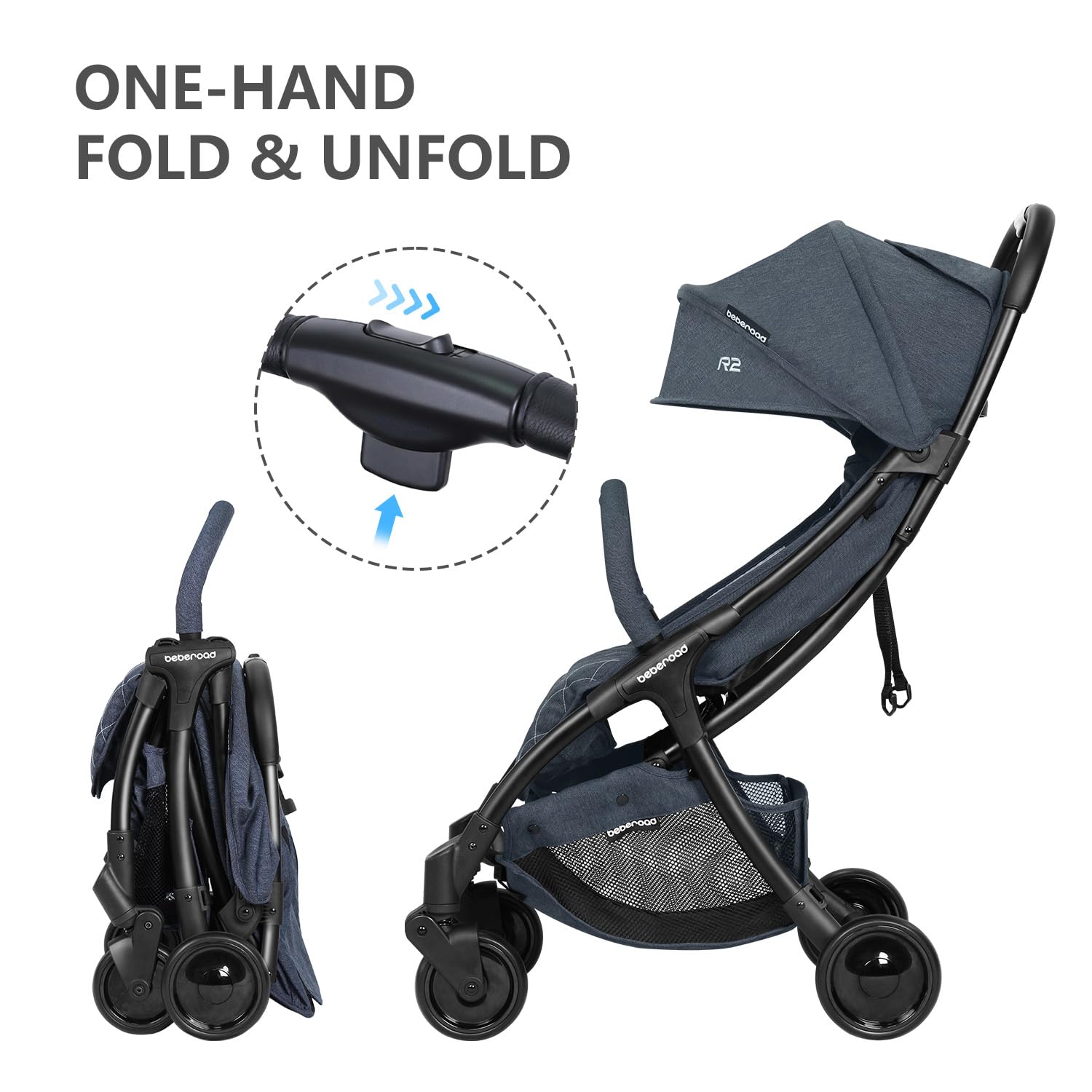 Beberoad Love adjustable backrest offers flexible sleeping angles for naps