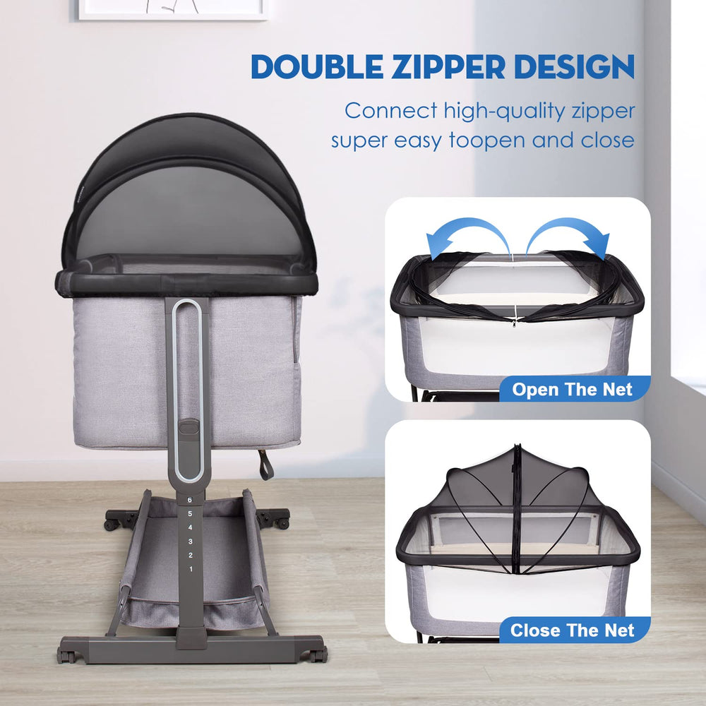 Beberoad Love bassinet mosquito net cover with portable travel pouch