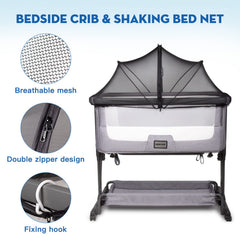 Beberoad Love bassinet mosquito net cover providing universal coverage for cribs