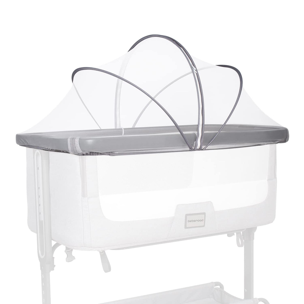 Beberoad Love bassinet net cover protection image showing insect barrier for safe sleep