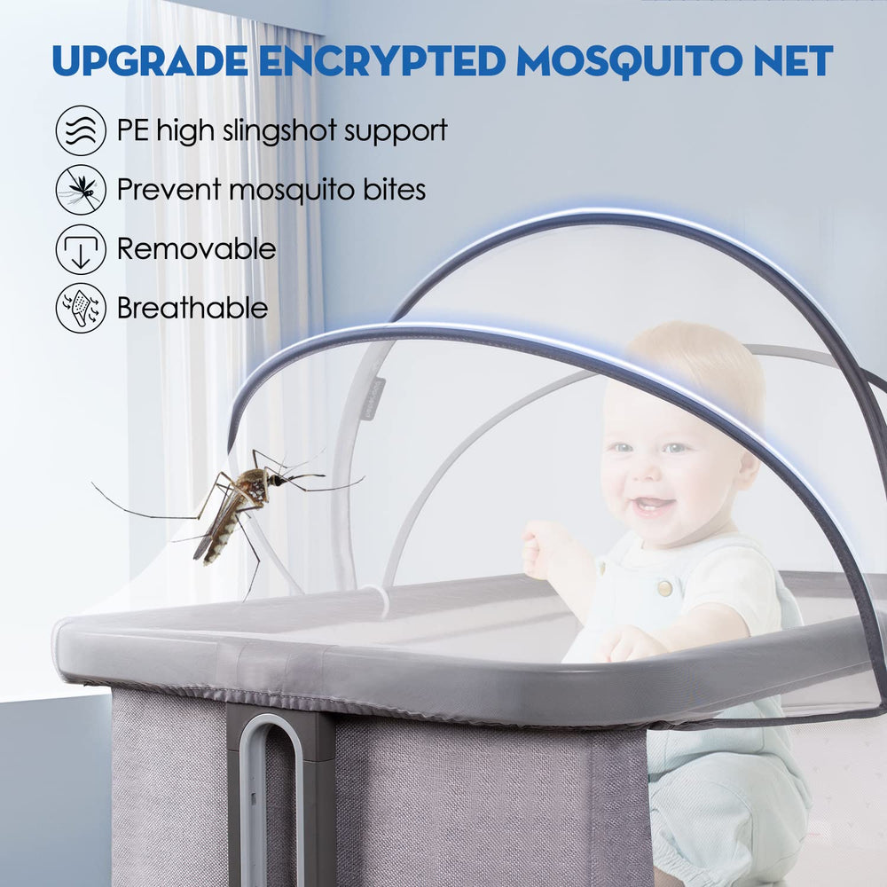 Beberoad Love bassinet net cover universal-fit works with most cribs