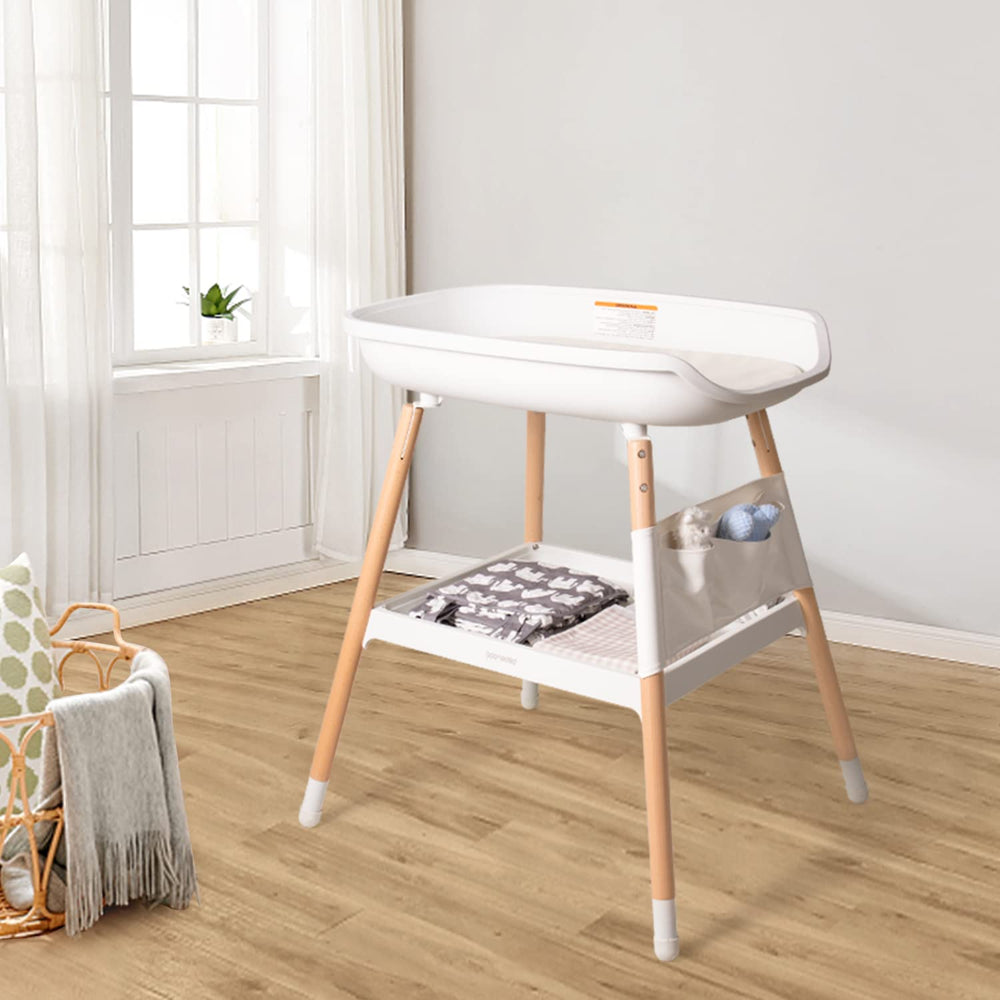 Beberoad Love adjustable height changing table fits different caregivers