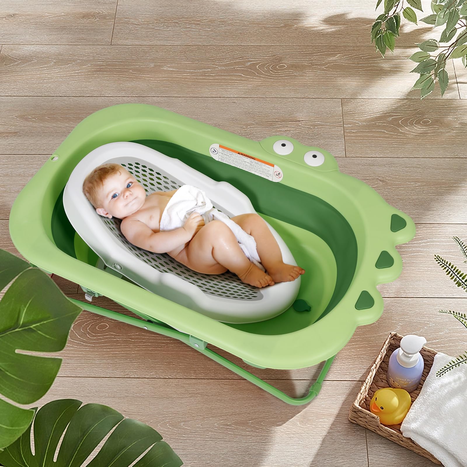 Beberoad Love collapsible tub open showing roomy interior