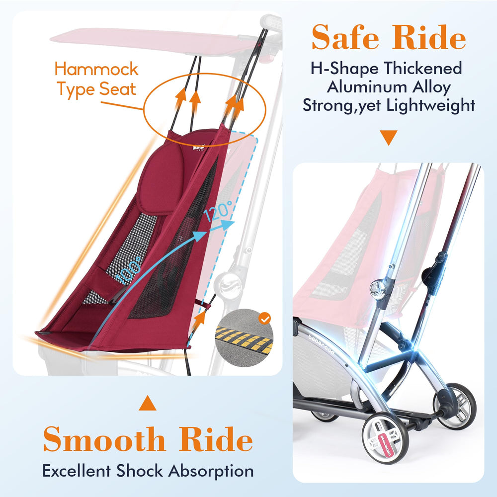 Beberoad R6 Beberoad Love R1 Auto-Folding Ultra Lightweight Twin Strollers | 23.5 ...
