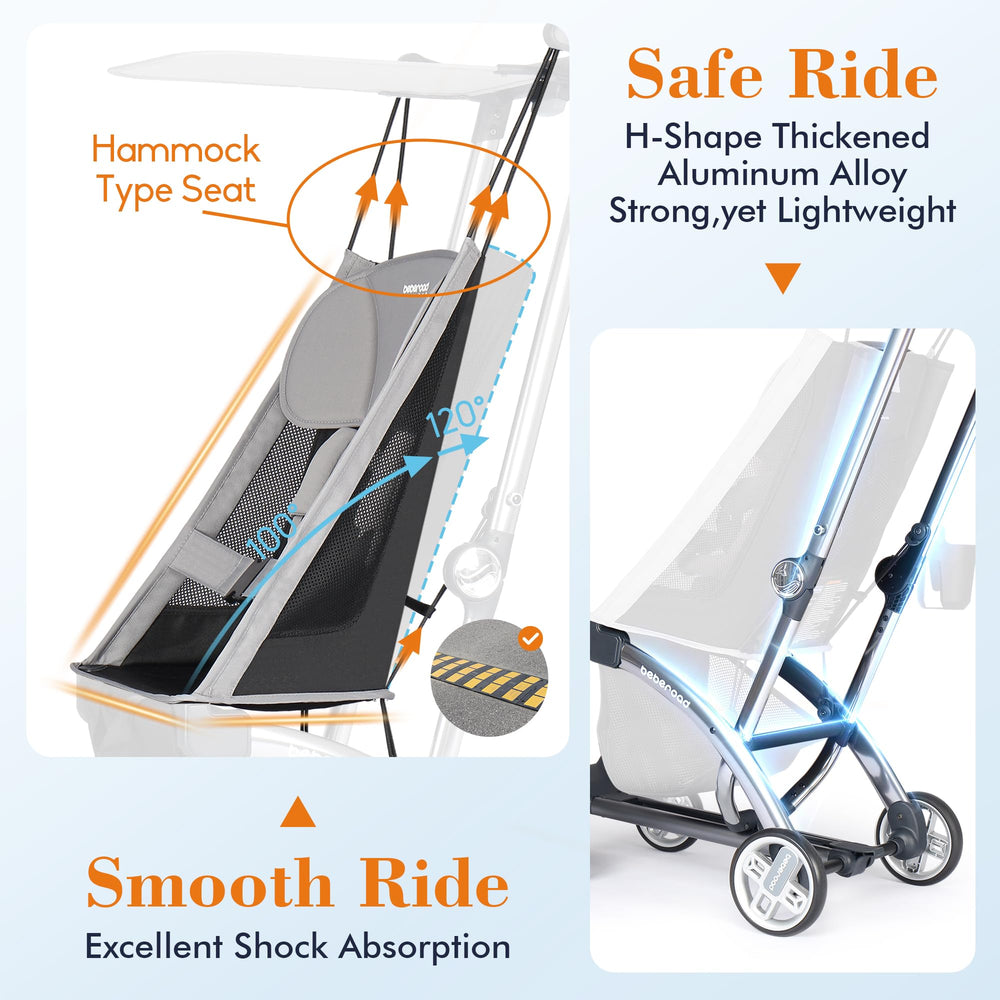 Beberoad Love R1 compact, trunk-friendly layout for small cars.