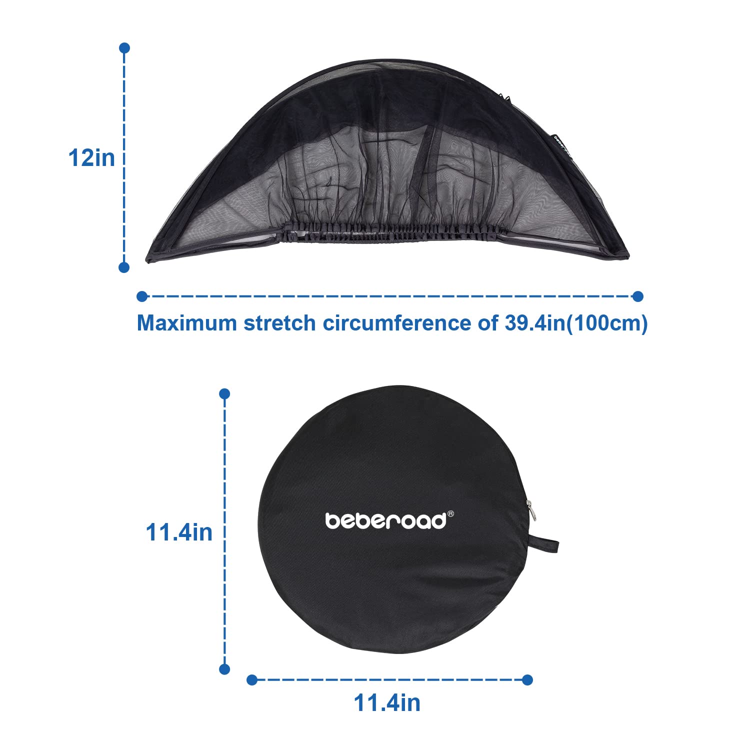 Beberoad Love storage bag included for compact storing between uses