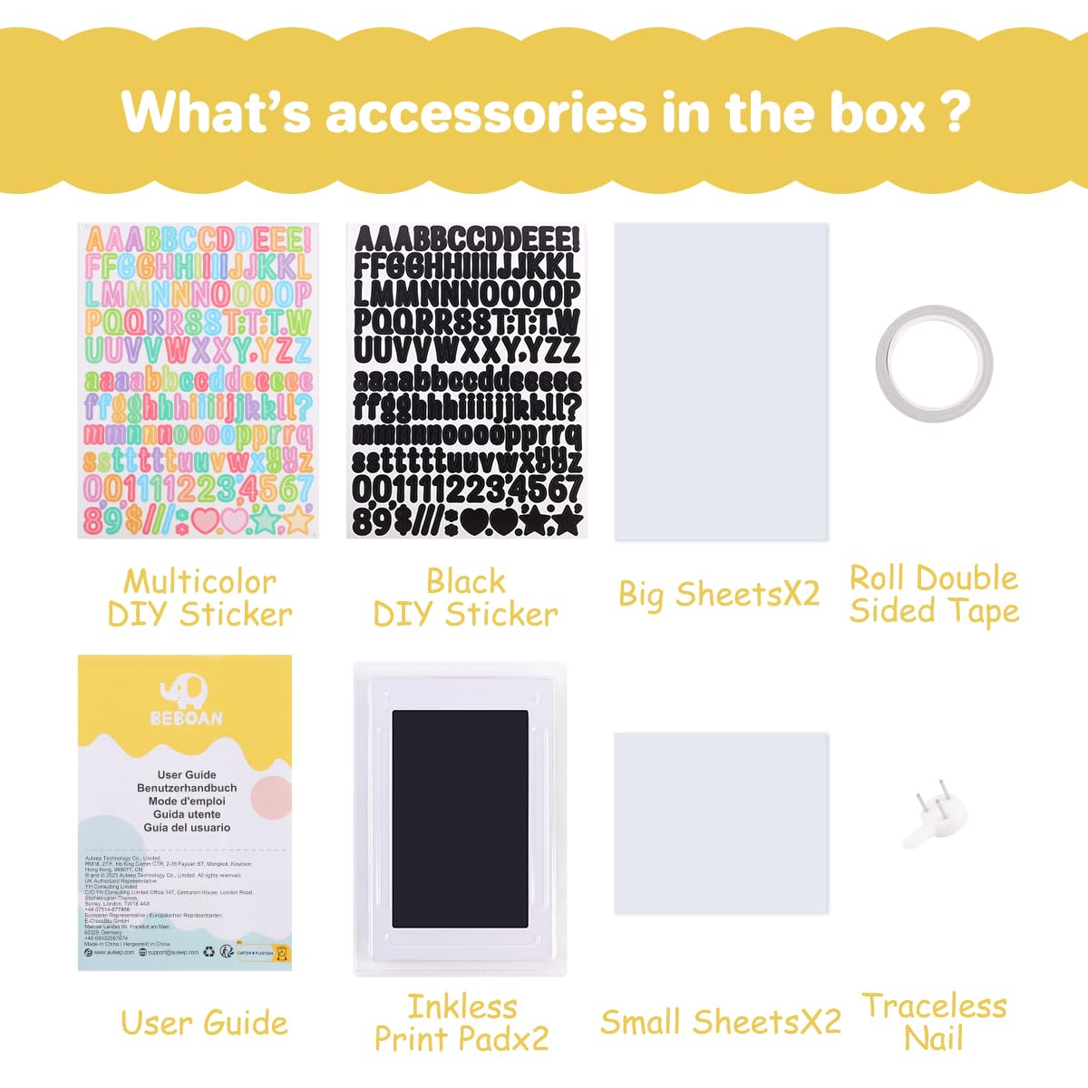 Beboan damage-free nails let you hang precious keepsakes without wall marks