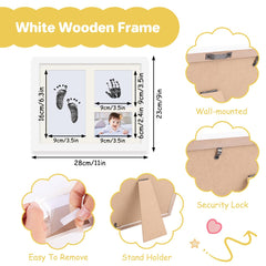 Beboan handprint-footprint kit with DIY cards for a personalized baby keepsake