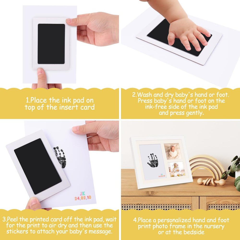 Beboan non-toxic ink pad protects baby's skin while capturing clear prints