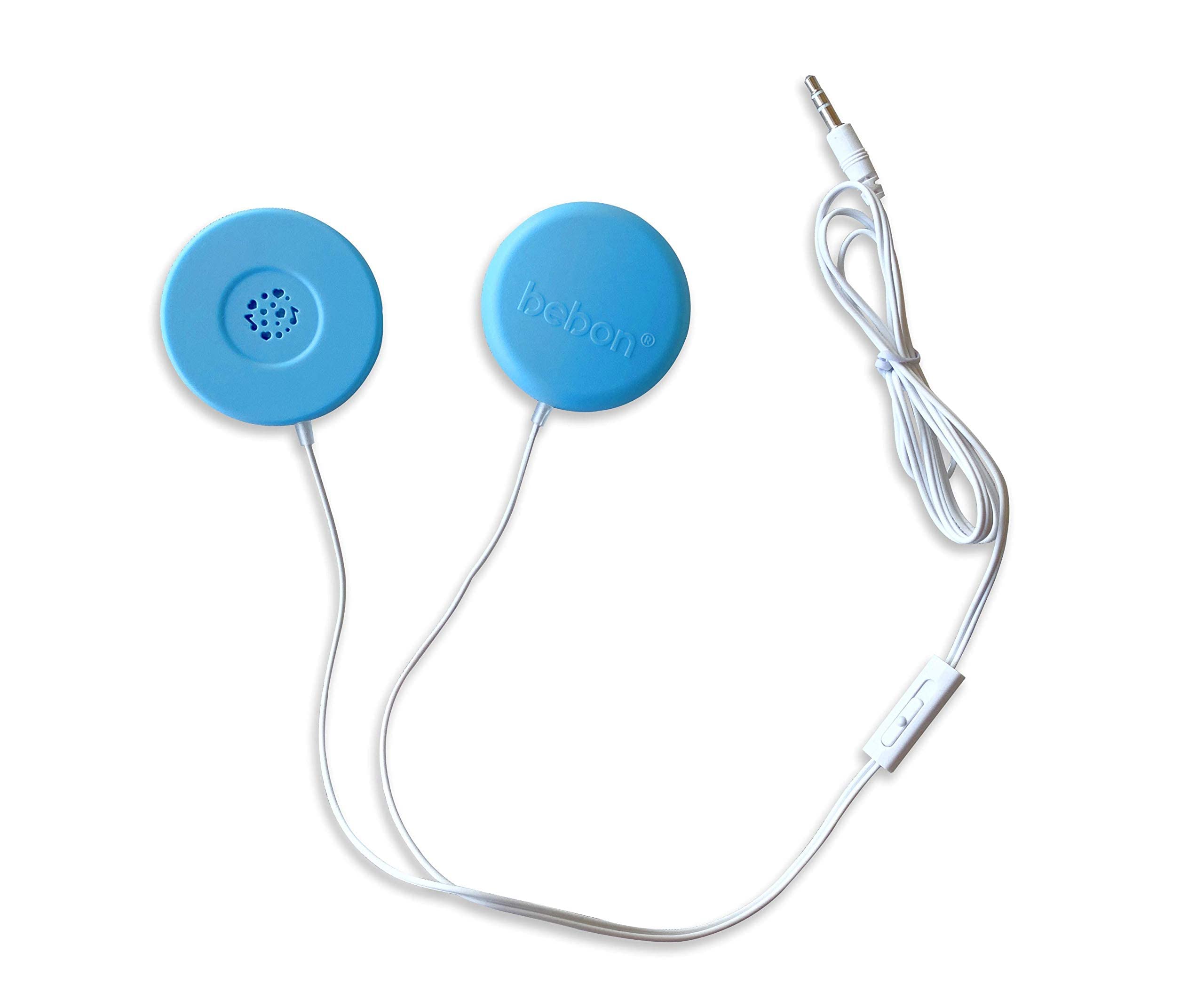 bebon Tunes app interface on smartphone enables personalized lullabies and stories.