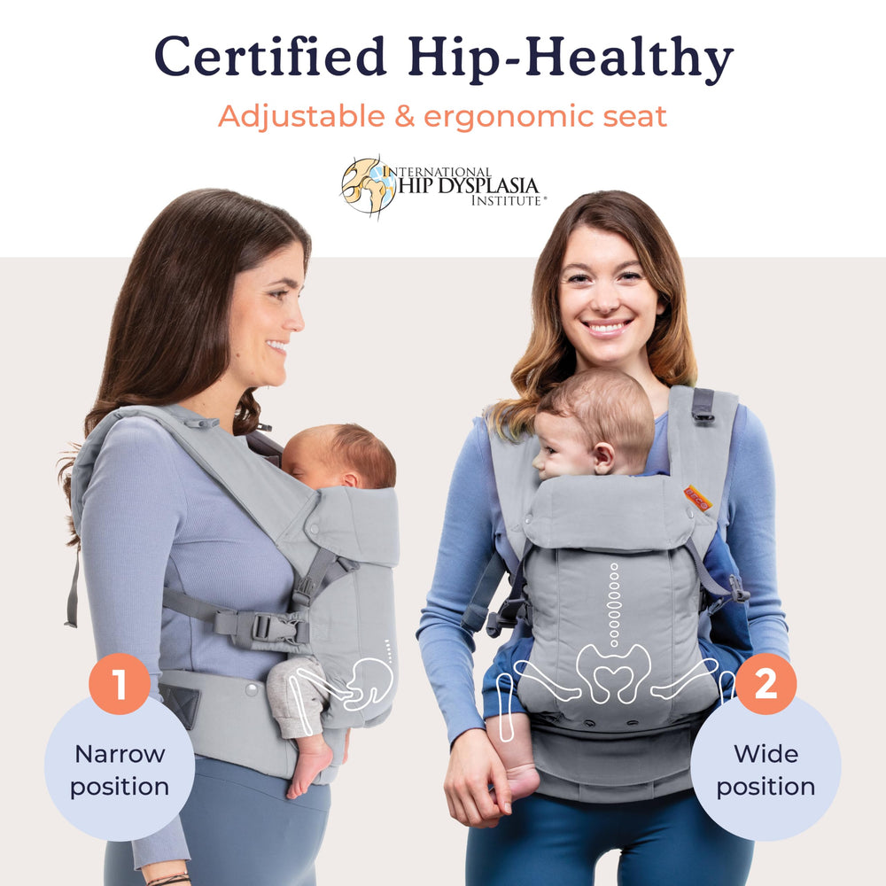 Beco Gemini padded leg openings provide comfortable leg support for babywearing
