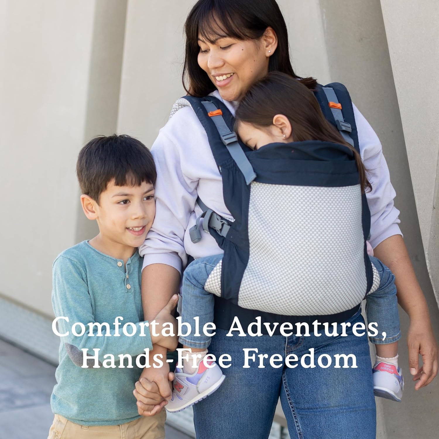 Beco Toddler Carrier high back panel navy supports growing child