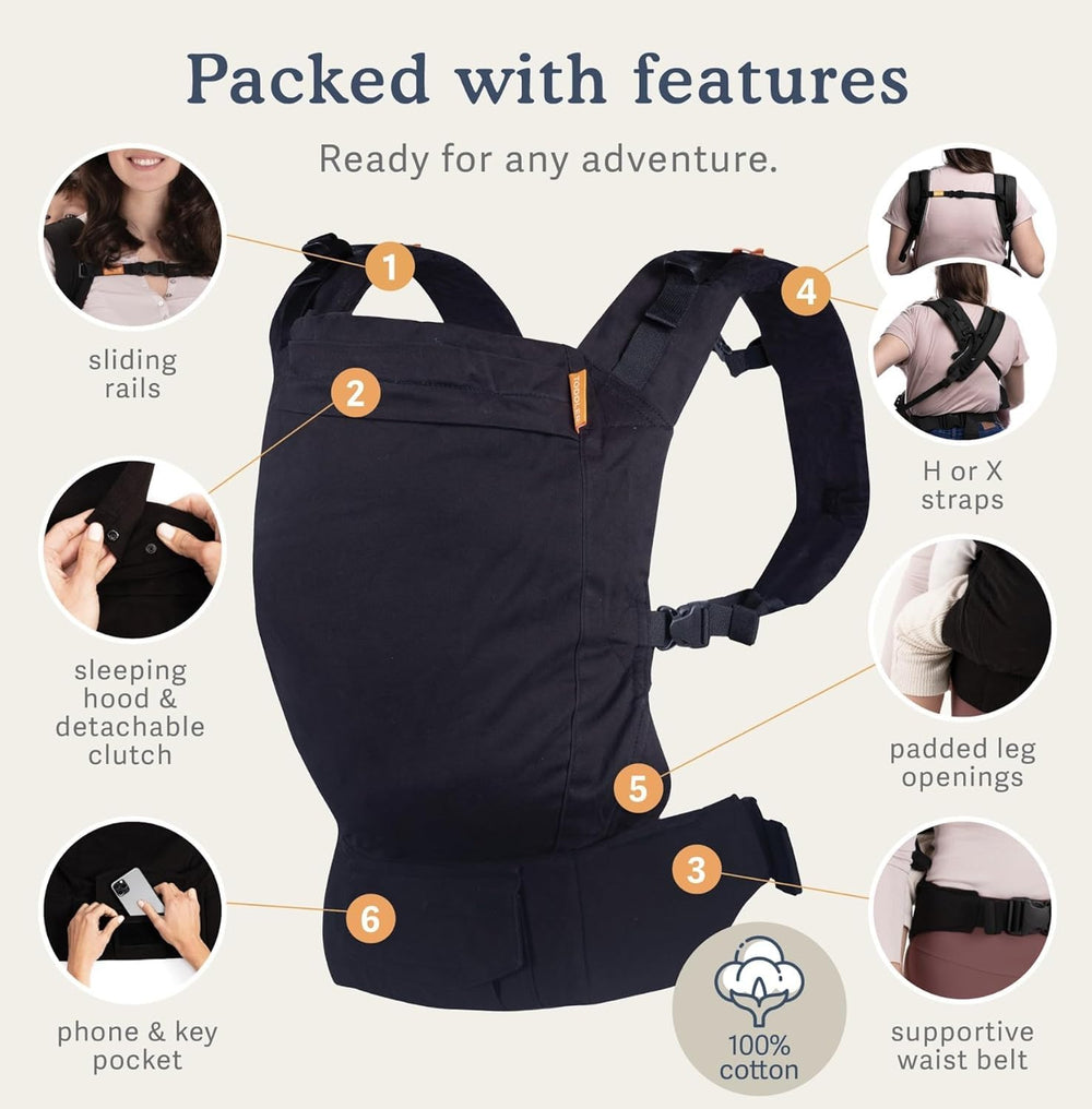 Beco adjustable straps in ecru ensure a secure, customizable fit.