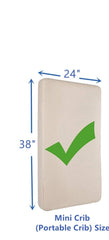 Beddings Place satin fitted sheet care-friendly, machine washable for nursery laundry.
