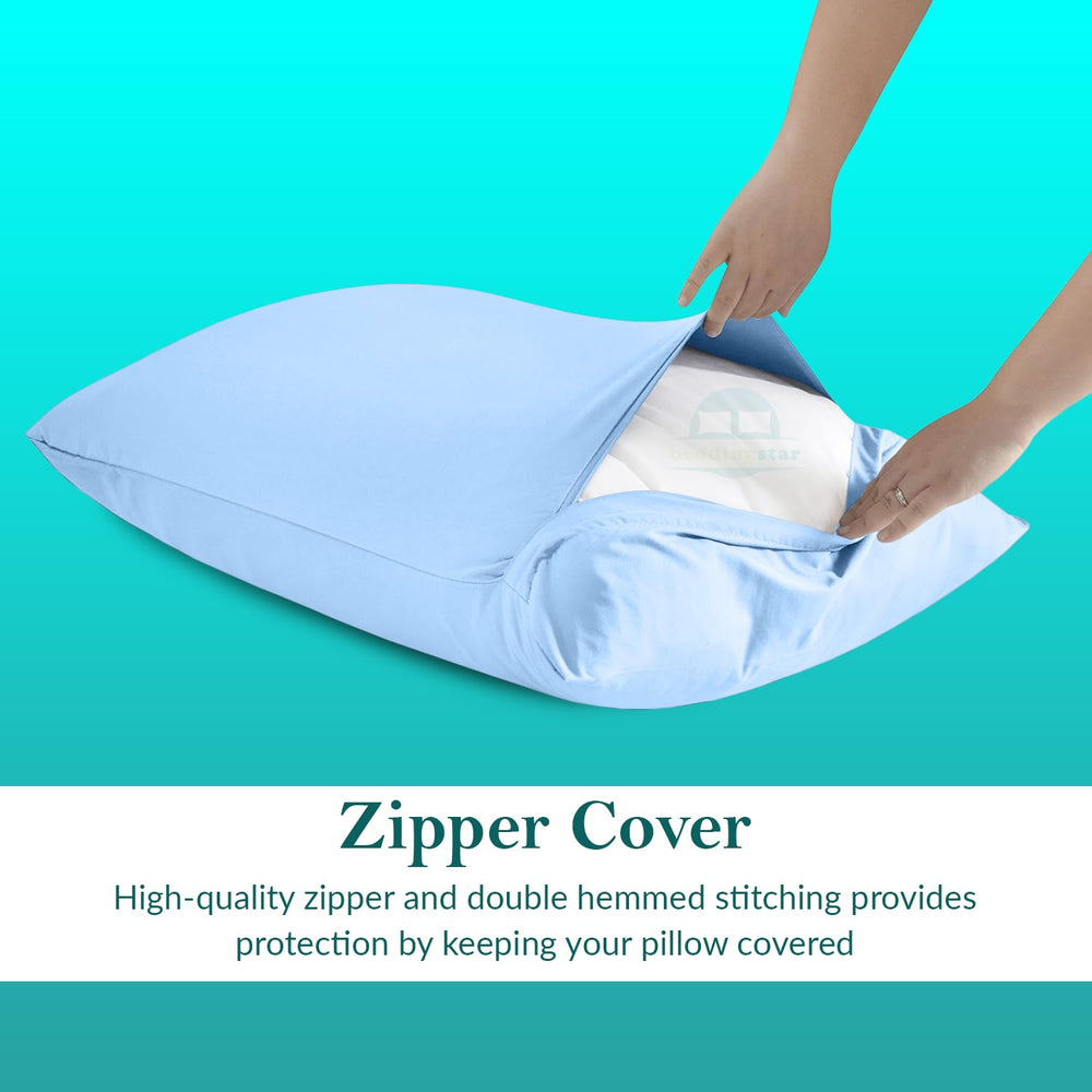beddingstar hypoallergenic egyptian cotton fabric reduces irritation for sensitive sleepers
