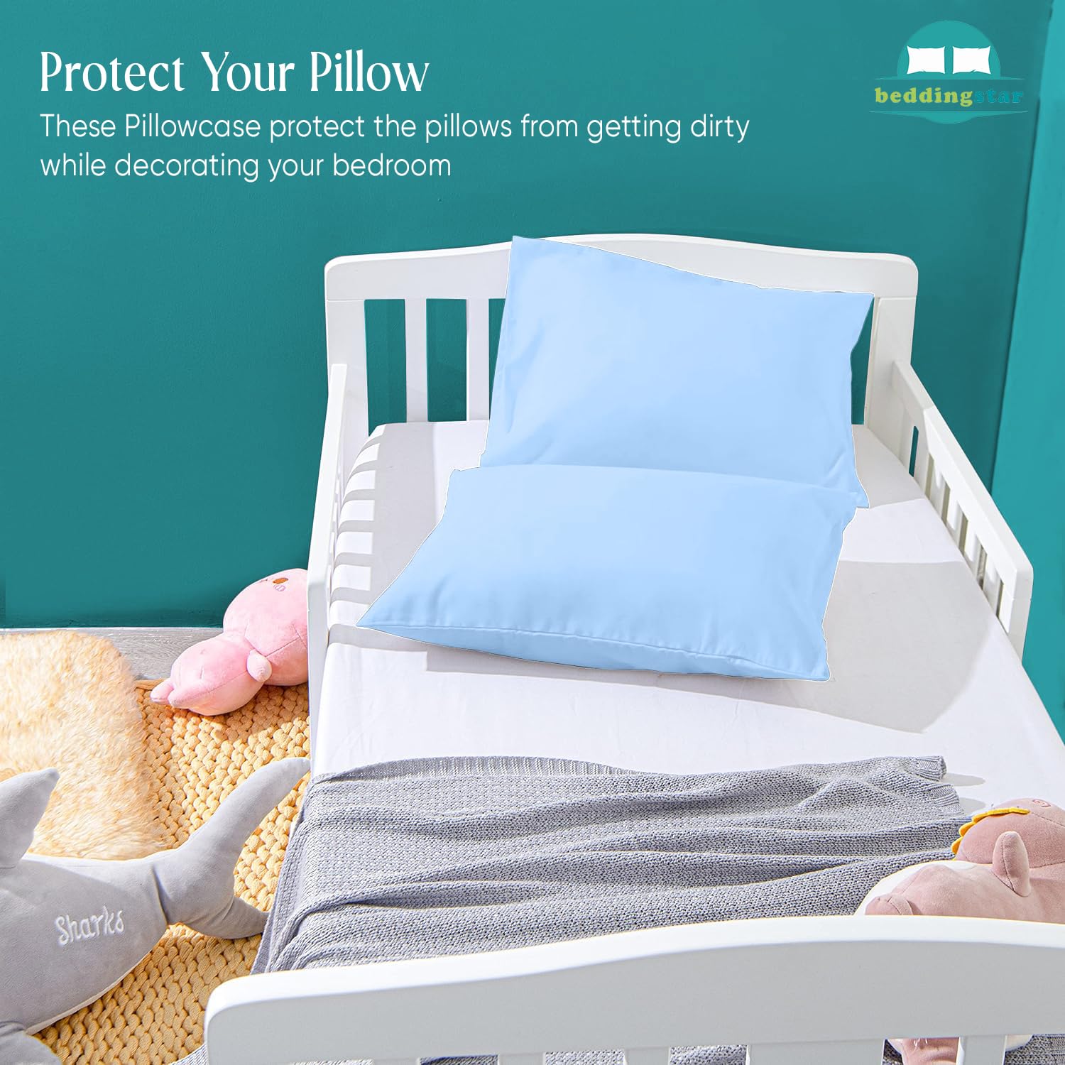 beddingstar machine-washable pillowcase keeps care simple and durable