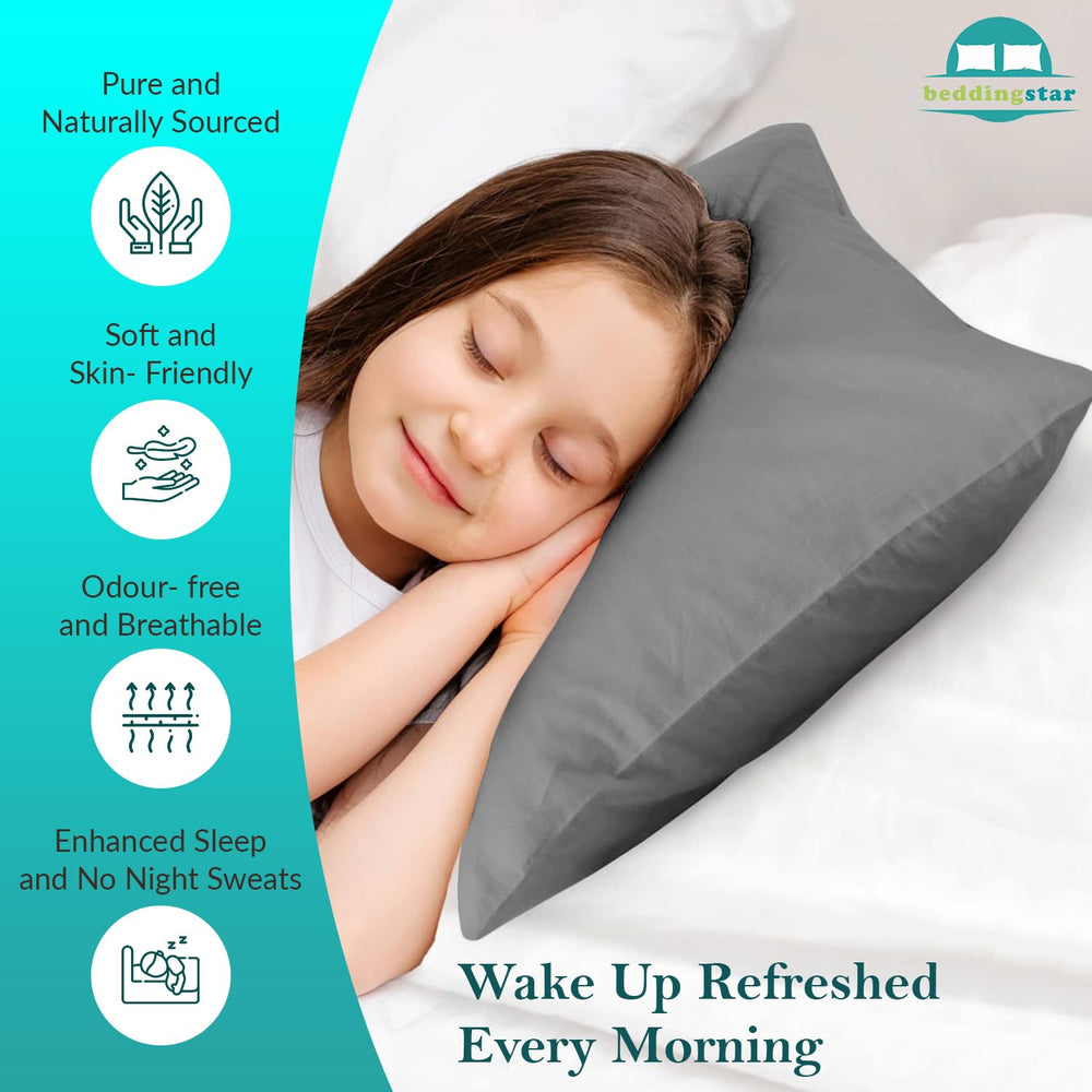 Beddingstar youth pillowcase 16x22 hypoallergenic weave suitable for sensitive sleepers