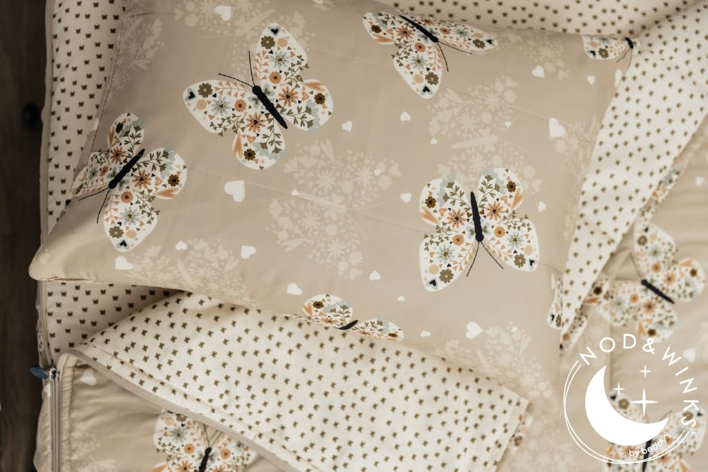 Beddy's butterfly easy-care fabrics simplify washing and maintenance